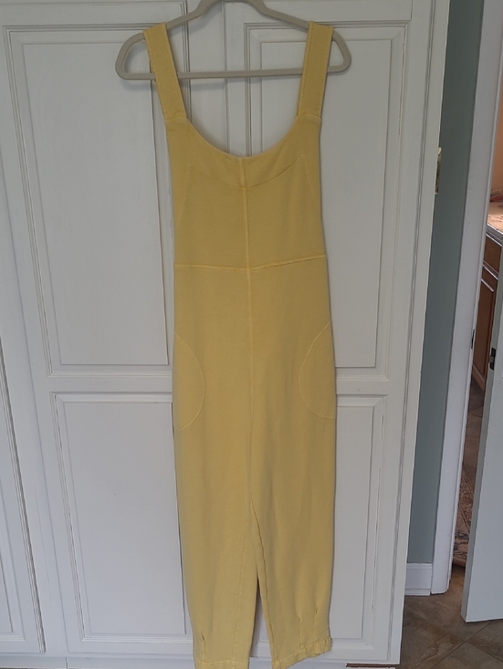 Free People Pants - Free People Intimately Tie Back Sleeveless Yellow Jumpsuit 100% Cotton